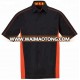 Wholesale Custom High quality Color-Block Twill 100% micro polyester sports polo shirts for men