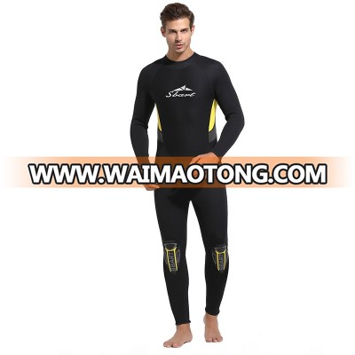 3mm Adult Long Sleeve Neoprene Wetsuit Black with Beautiful Printing Lover's Diving Suit