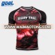 Best Quality Lycra Rash Guards Sublimation Compression Shirt