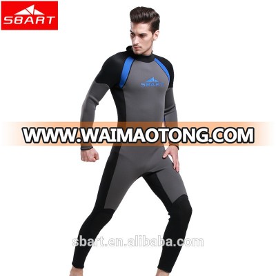 SBART 3mm neoprene diving suit one-piece full body wetsuit male & female