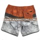 design your own board shorts high quality summer grey and orange pocket side men custom board shorts